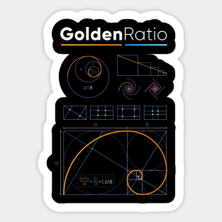 Golden ratio Sticker